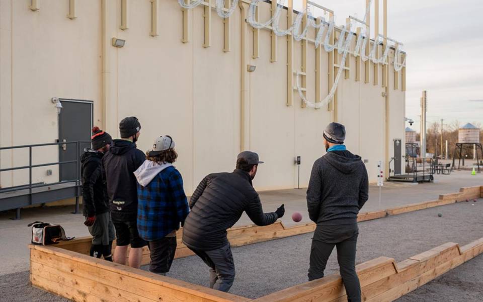 Beer, Bites, and Bocce Ball The Momentary