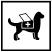 Service dog icon