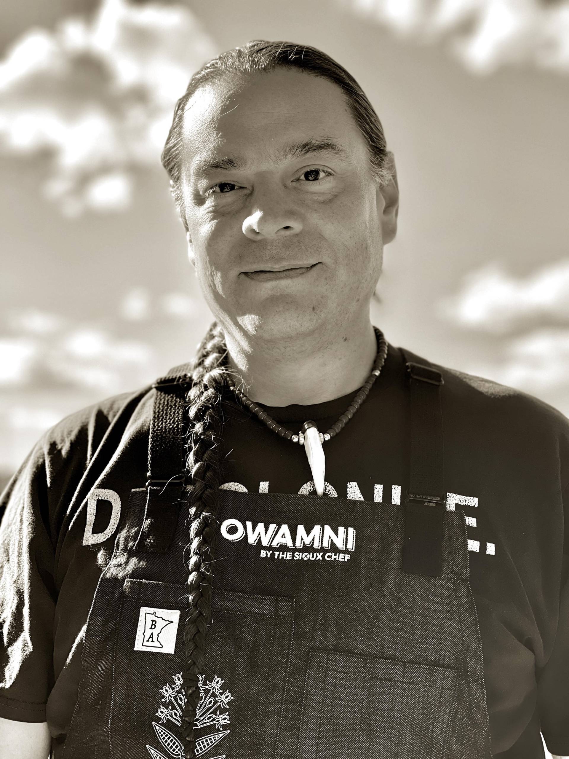 Oglala Lakota Chef Sean Sherman headshot