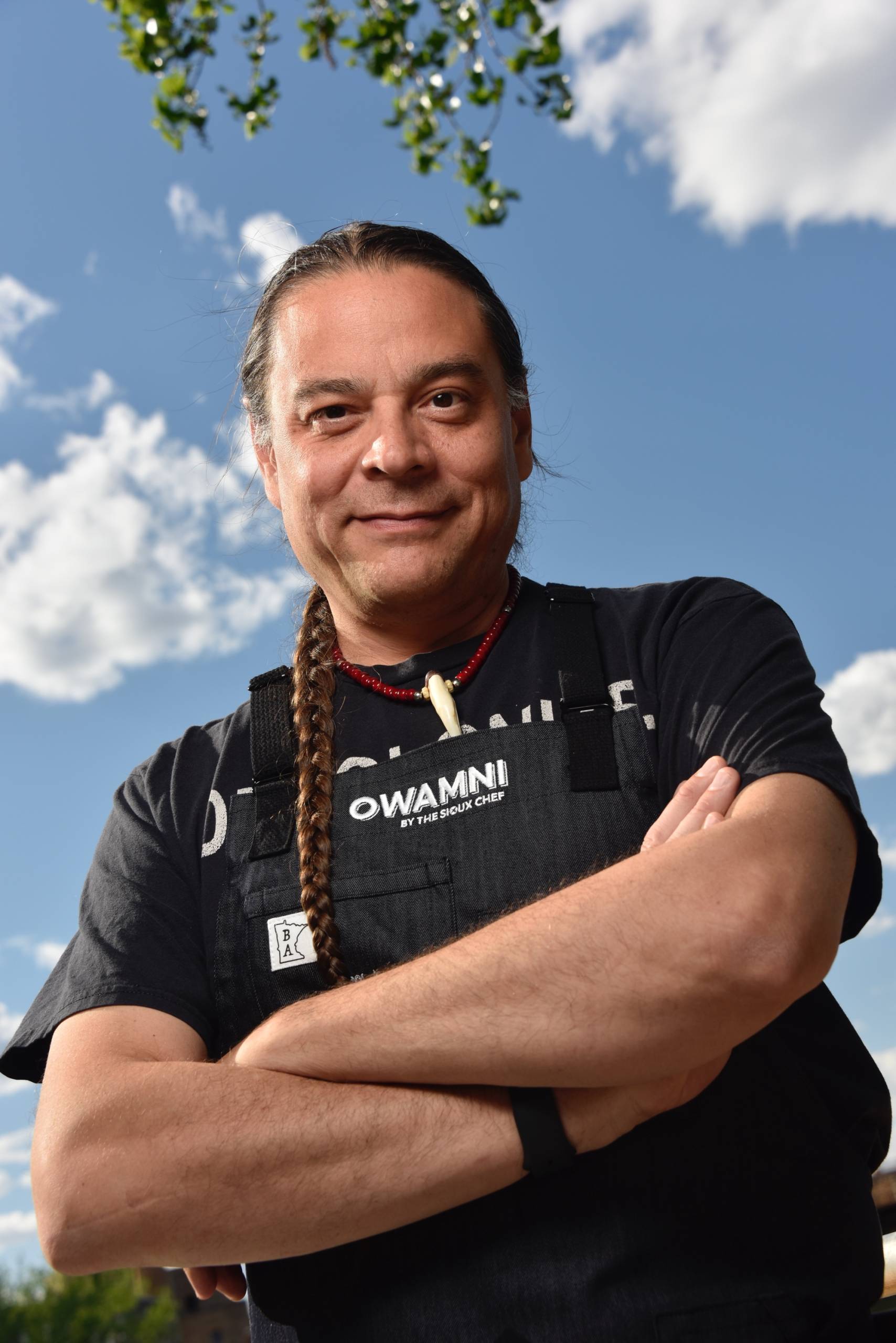 Oglala Lakota Chef Sean Sherman headshot