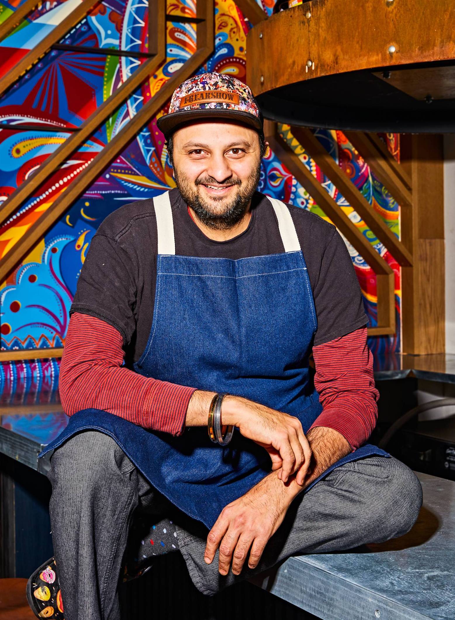 Portrait shot image of Chef Chintan Pandya